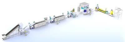 plastic recycling line